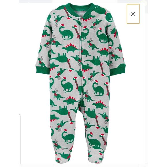 Carter's COM Dinosaur Onesie 6-9m, New - Picture 2 of 2
